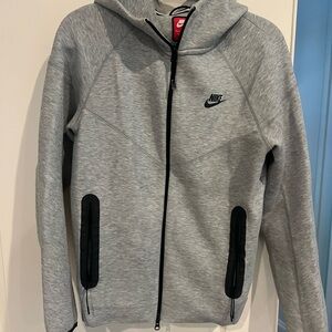 Nike Gray Zip-Up Hoodie